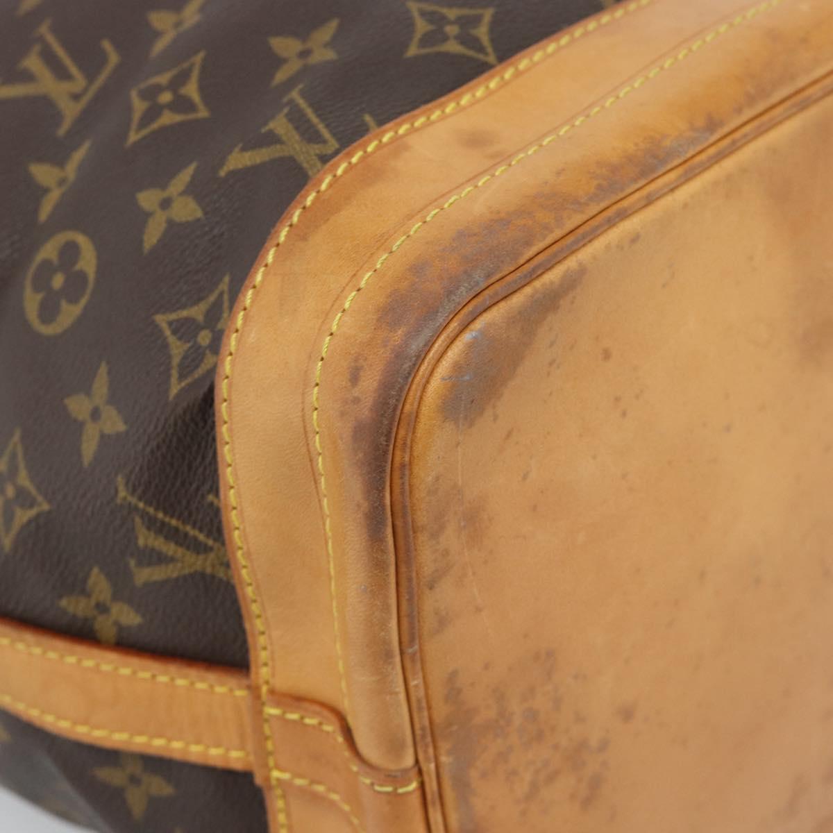 LOUIS VUITTON Monogram Noe Shoulder Bag M42224 LV Auth ka4723A