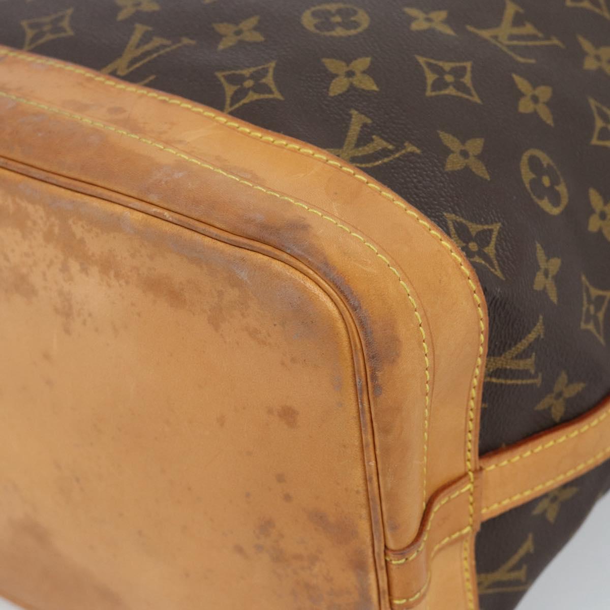 LOUIS VUITTON Monogram Noe Shoulder Bag M42224 LV Auth ka4723A