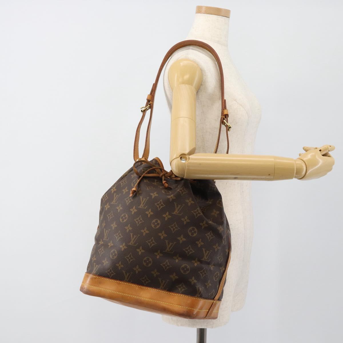 LOUIS VUITTON Monogram Noe Shoulder Bag M42224 LV Auth ka4723A
