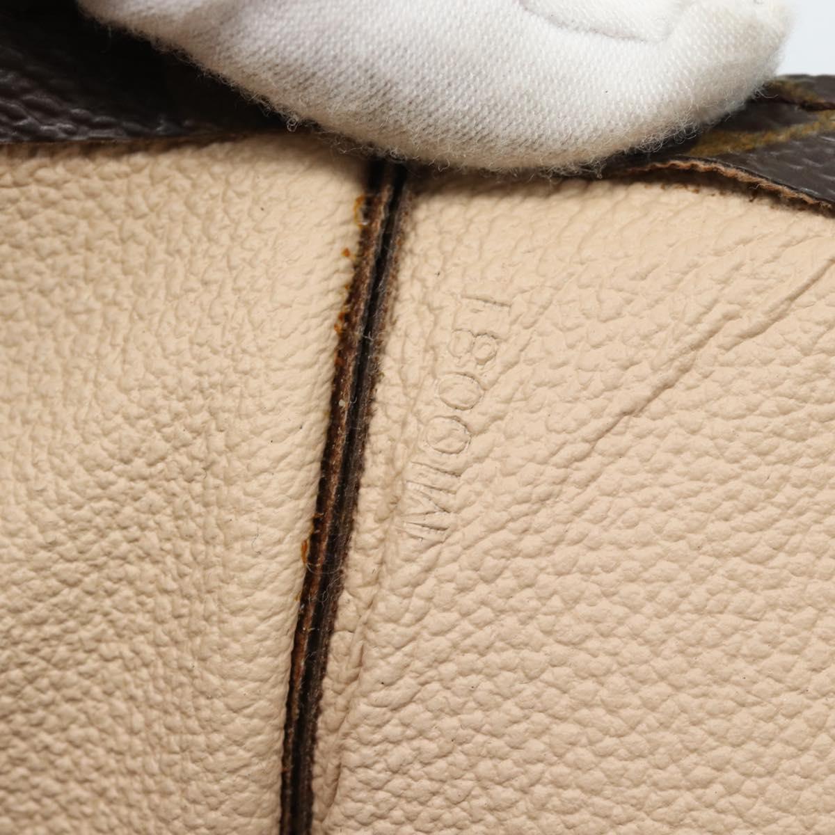 LOUIS VUITTON Monogram Sac Plat Hand Bag M51140 LV Auth ka4726
