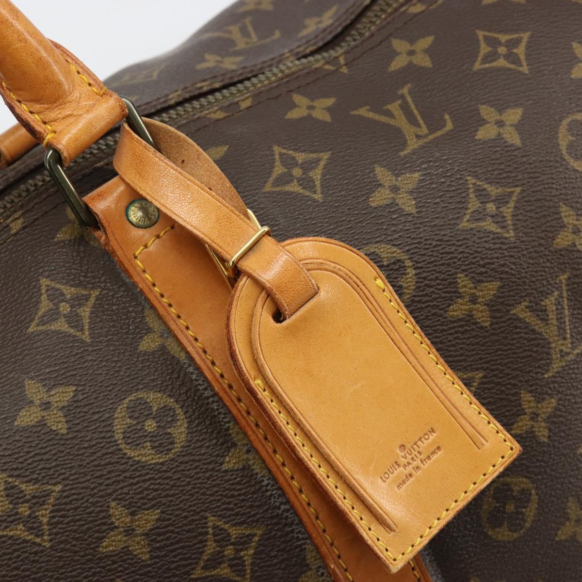 LOUIS VUITTON Monogram Keepall 60 Boston Bag M41422 LV Auth ka4728A