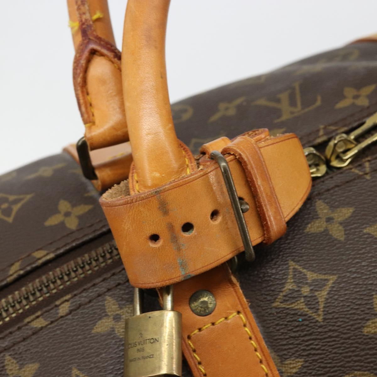 LOUIS VUITTON Monogram Keepall 60 Boston Bag M41422 LV Auth ka4728A