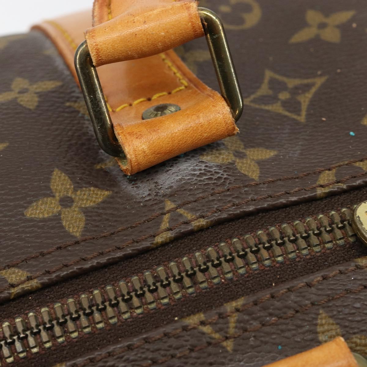 LOUIS VUITTON Monogram Keepall 60 Boston Bag M41422 LV Auth ka4728A