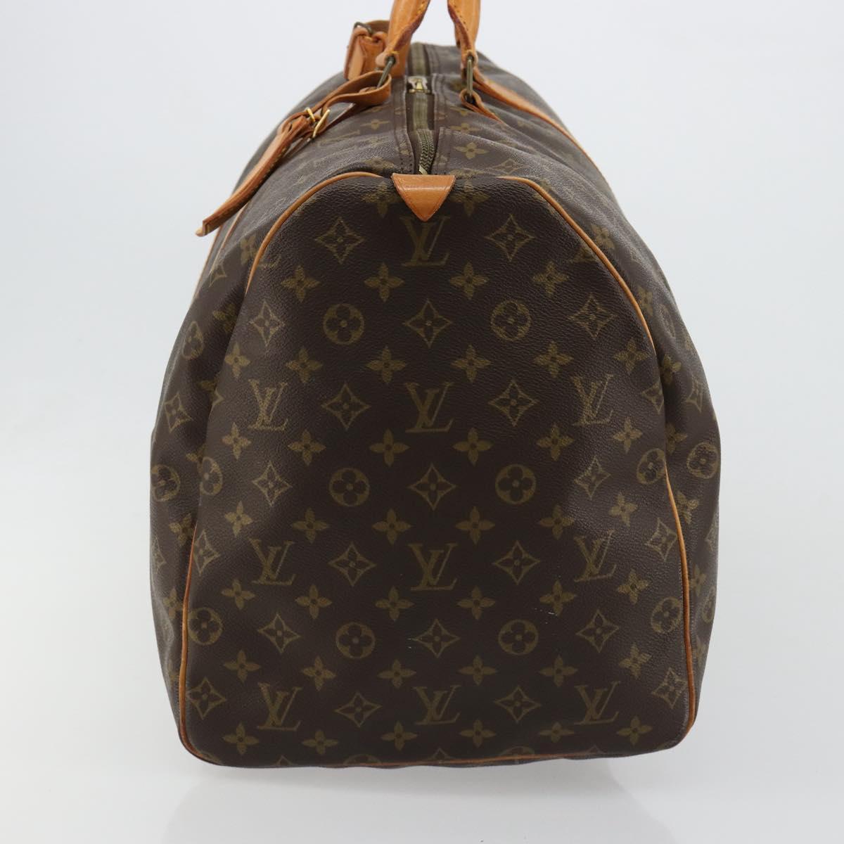 LOUIS VUITTON Monogram Keepall 60 Boston Bag M41422 LV Auth ka4728A