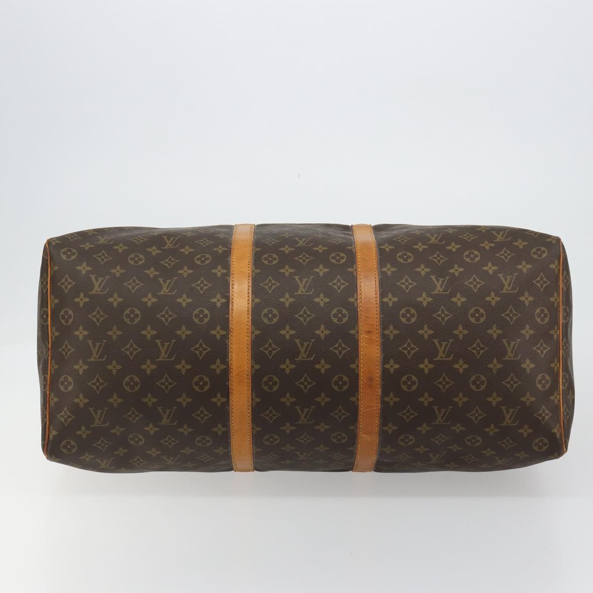 LOUIS VUITTON Monogram Keepall 60 Boston Bag M41422 LV Auth ka4728A