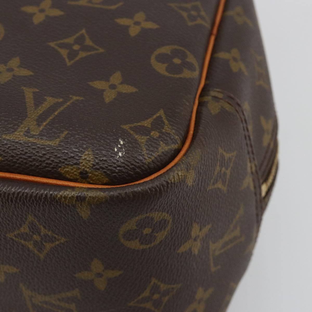 LOUIS VUITTON Monogram Deauville Hand Bag M47270 LV Auth ka4731