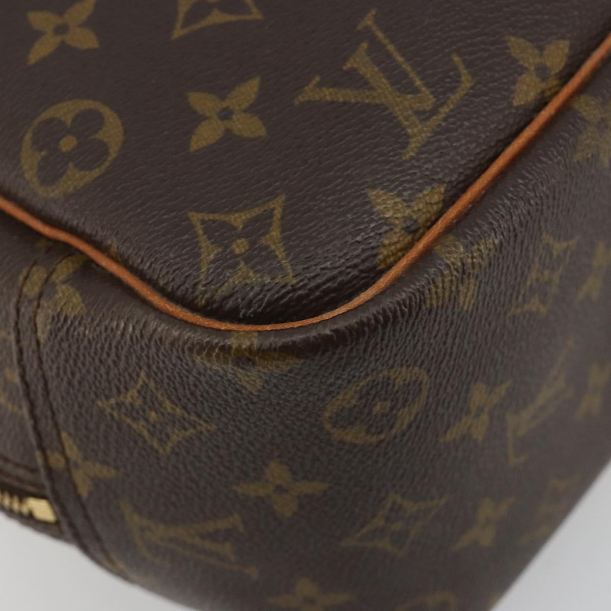 LOUIS VUITTON Monogram Deauville Hand Bag M47270 LV Auth ka4731