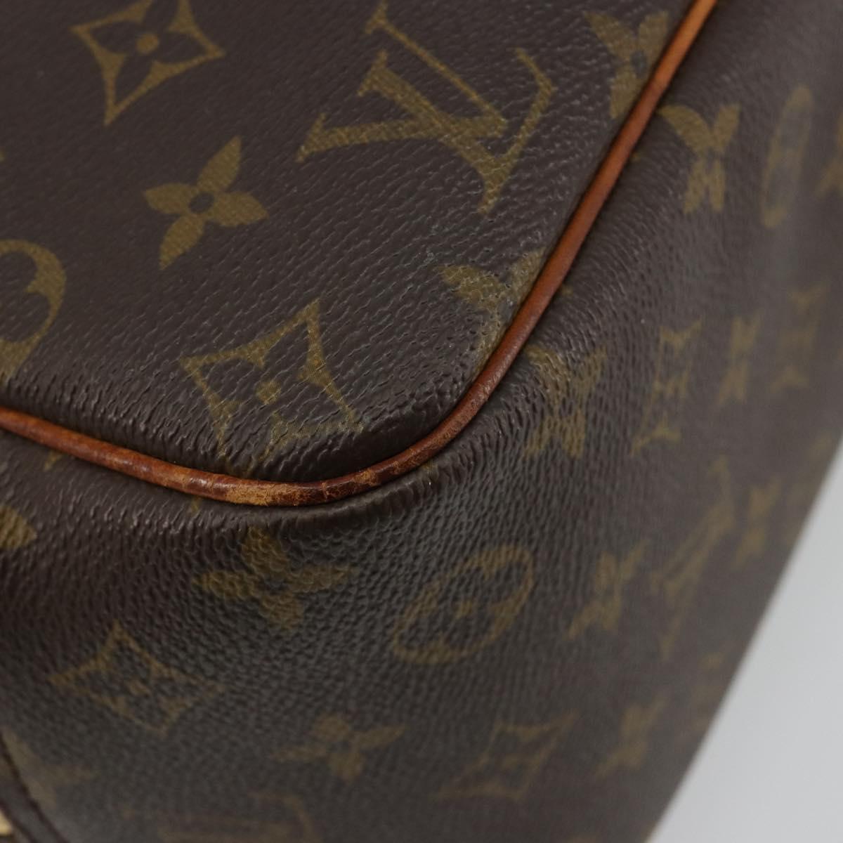 LOUIS VUITTON Monogram Deauville Hand Bag M47270 LV Auth ka4731