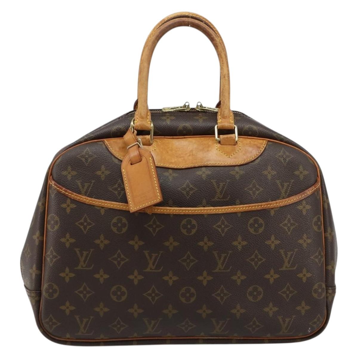 LOUIS VUITTON Monogram Deauville Hand Bag M47270 LV Auth ka4731