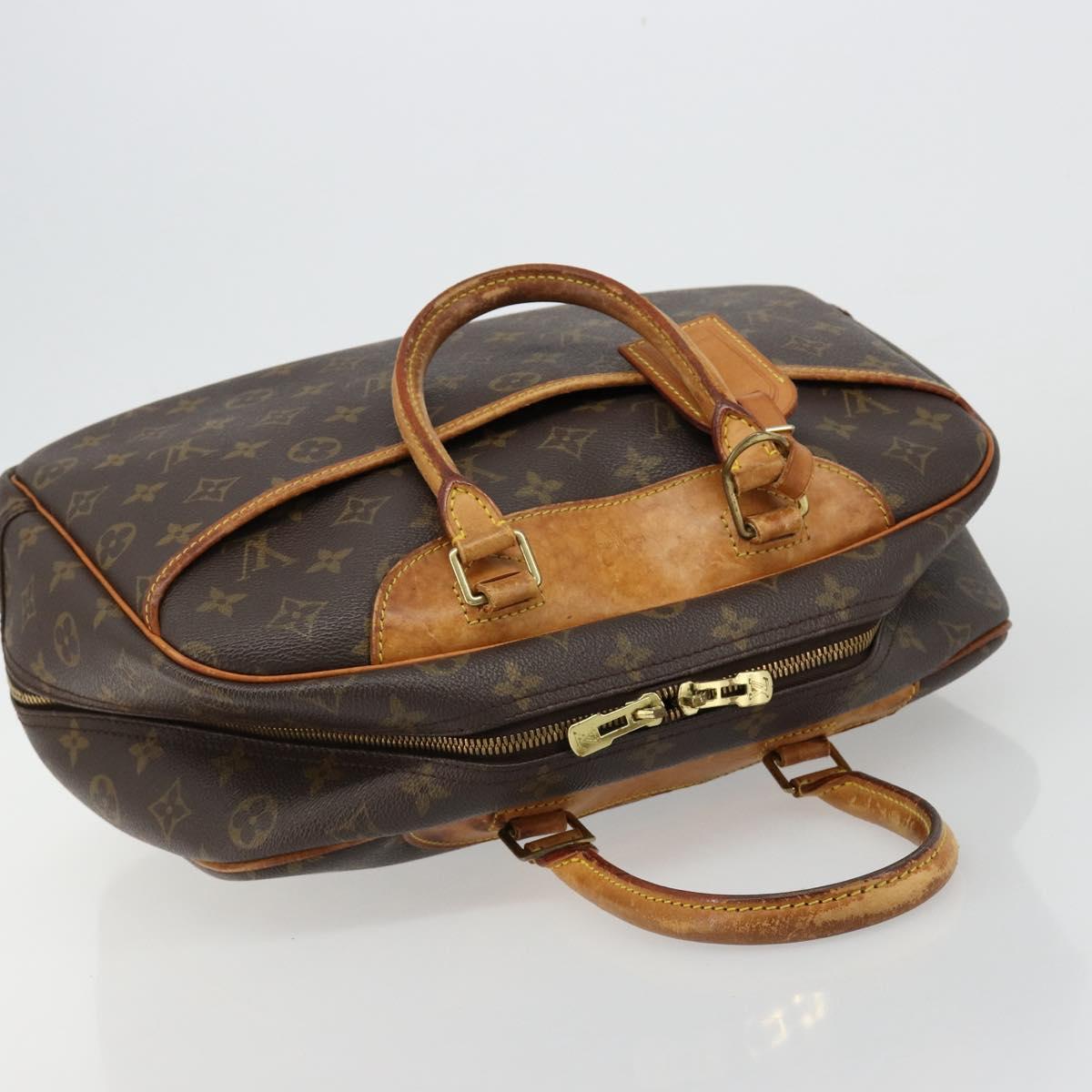 LOUIS VUITTON Monogram Deauville Hand Bag M47270 LV Auth ka4731