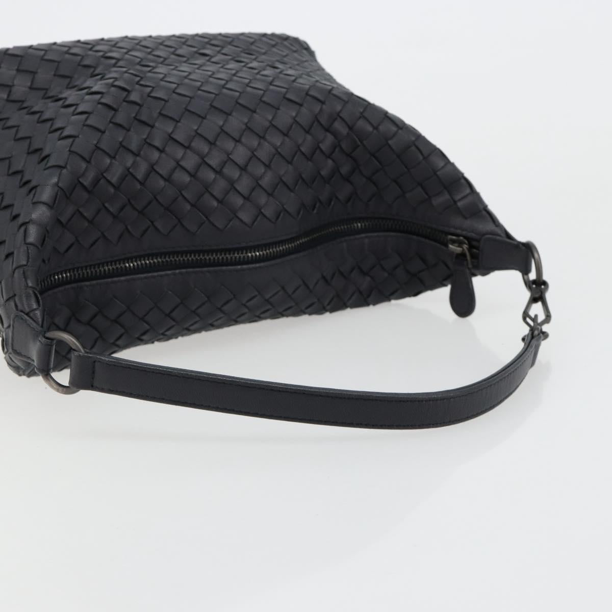 BOTTEGA VENETA INTRECCIATO Shoulder Bag Leather Navy Auth ka4737V