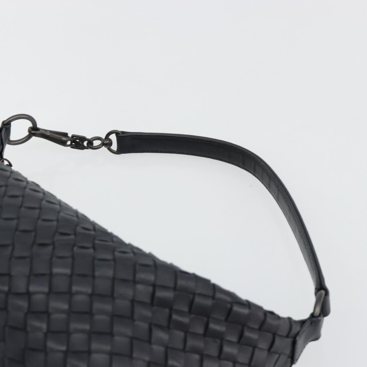 BOTTEGA VENETA INTRECCIATO Shoulder Bag Leather Navy Auth ka4737V