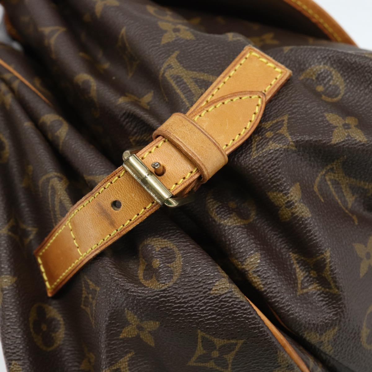 LOUIS VUITTON Monogram Saumur 35 Shoulder Bag M42254 LV Auth ka4741A