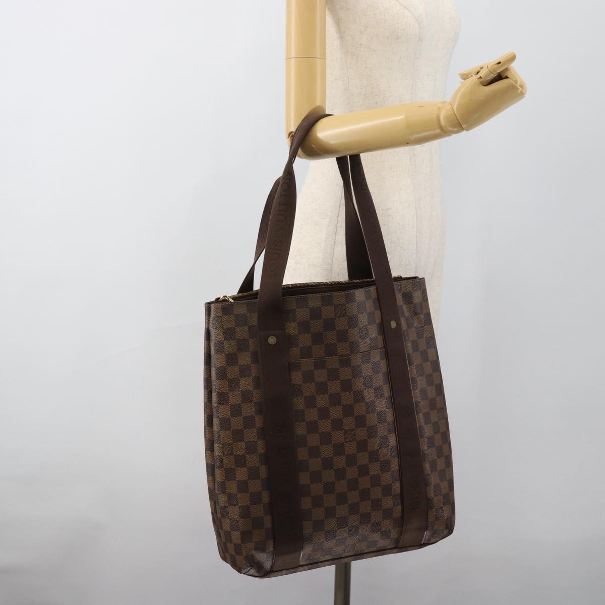 LOUIS VUITTON Damier Ebene Kababobur Tote Bag N52006 LV Auth ka4745