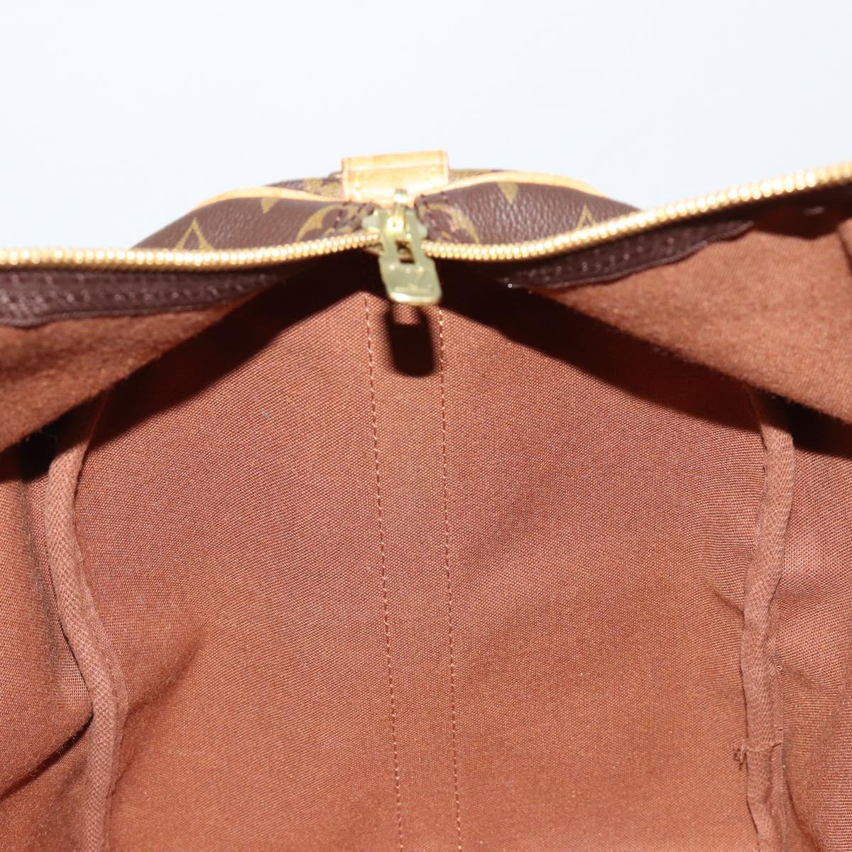 LOUIS VUITTON Monogram Keepall Bandouliere 50 Boston Bag M41416 LV Auth ka4746A