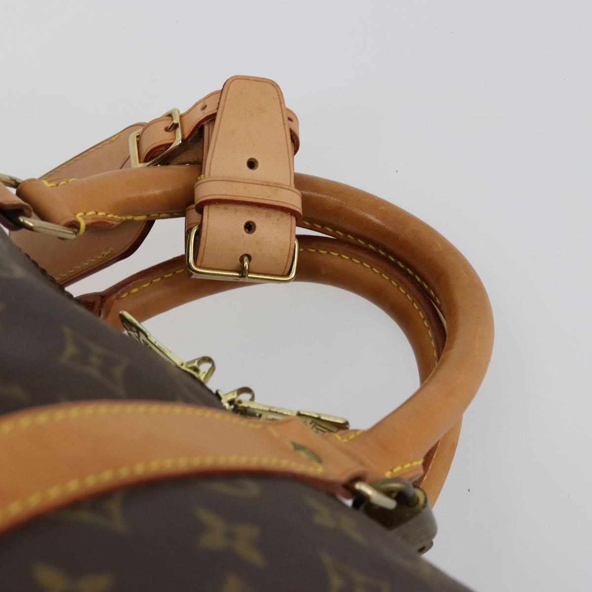 LOUIS VUITTON Monogram Keepall Bandouliere 50 Boston Bag M41416 LV Auth ka4746A