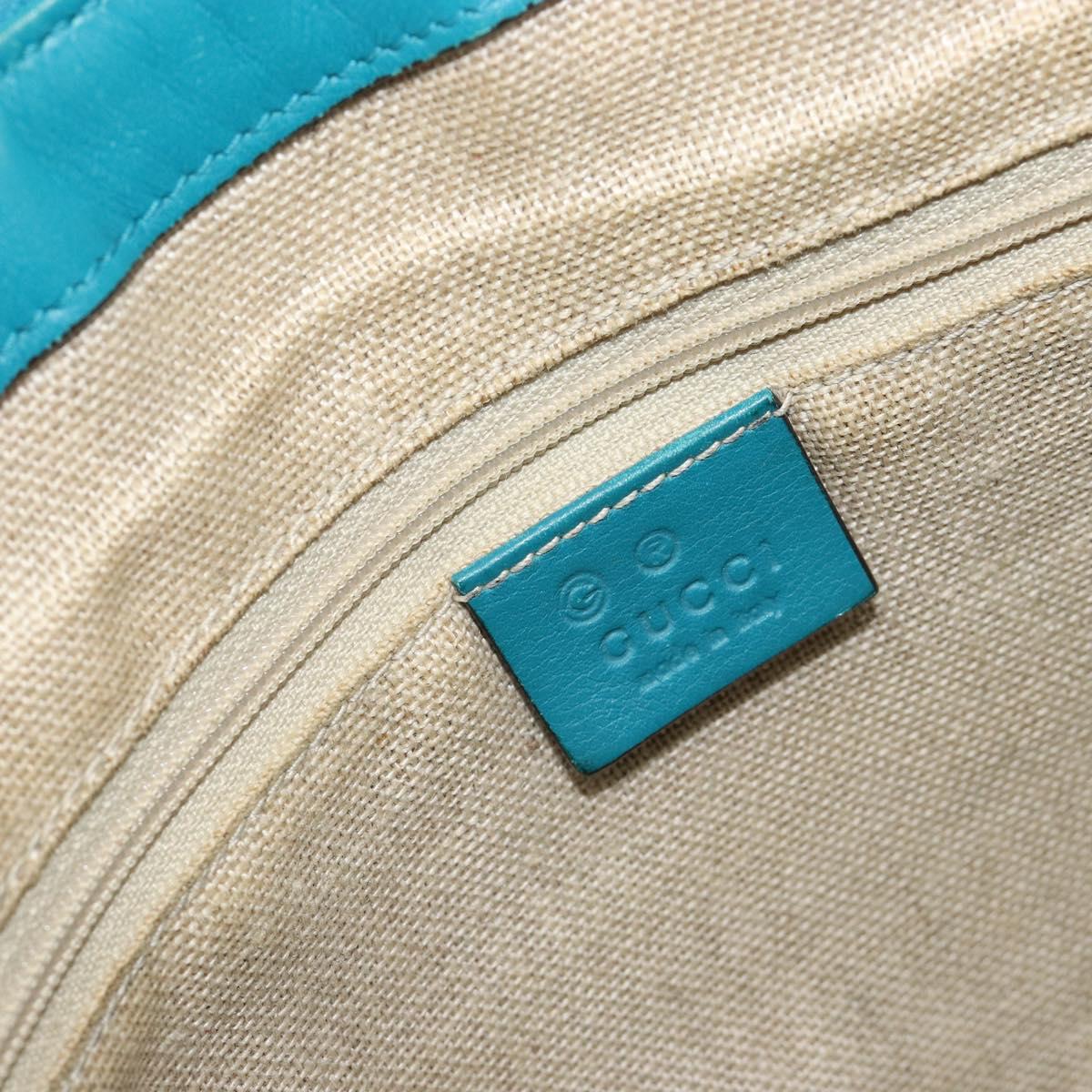 GUCCI Micro GG Guccissima Leather Outlet 2way Emerald Green 449646 Auth ka4748