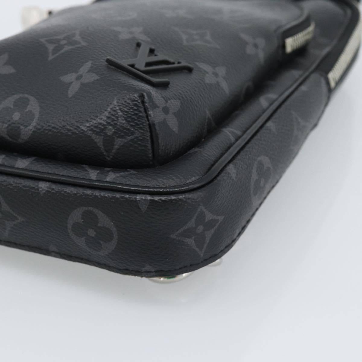 LOUIS VUITTON Monogram Eclipse Avenir Sling Bag PM Body M47137 LV Auth ka4750SAV