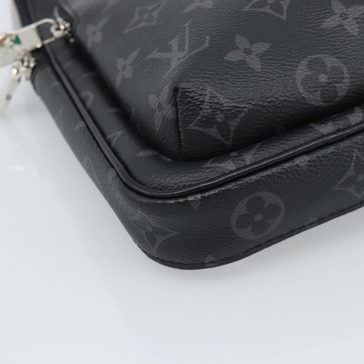LOUIS VUITTON Monogram Eclipse Avenir Sling Bag PM Body M47137 LV Auth ka4750SAV