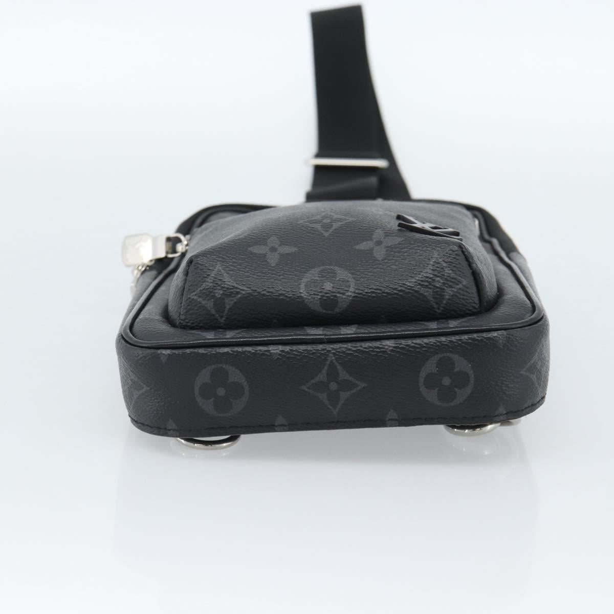 LOUIS VUITTON Monogram Eclipse Avenir Sling Bag PM Body M47137 LV Auth ka4750SAV