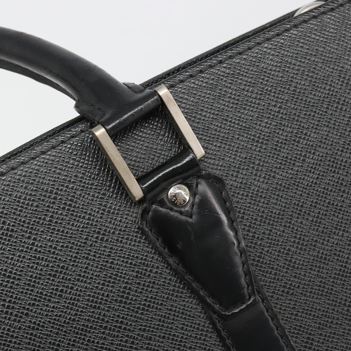 LOUIS VUITTON Taiga Porte Documents Rozan Bag Ardoise M30052 LV Auth ka4757