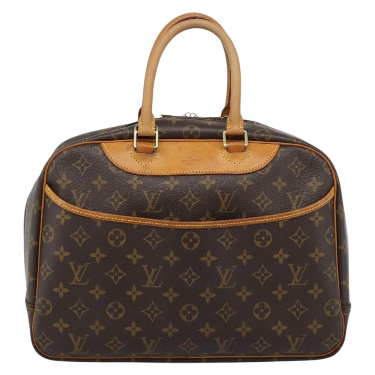 LOUIS VUITTON Monogram Deauville Hand Bag M47270 LV Auth ka4758
