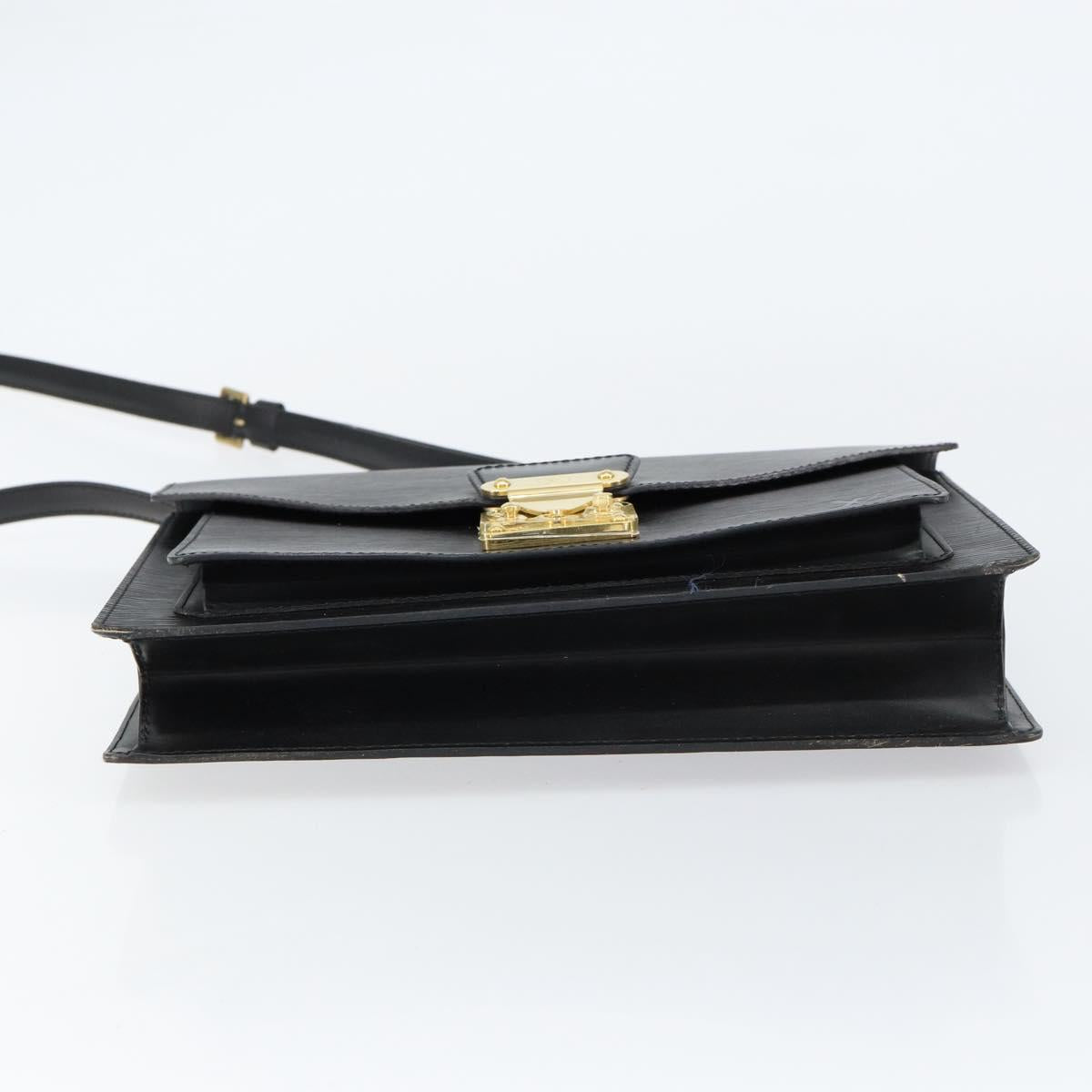 LOUIS VUITTON Epi Monceau 28 Hand Bag Black M52122 LV Auth ka477