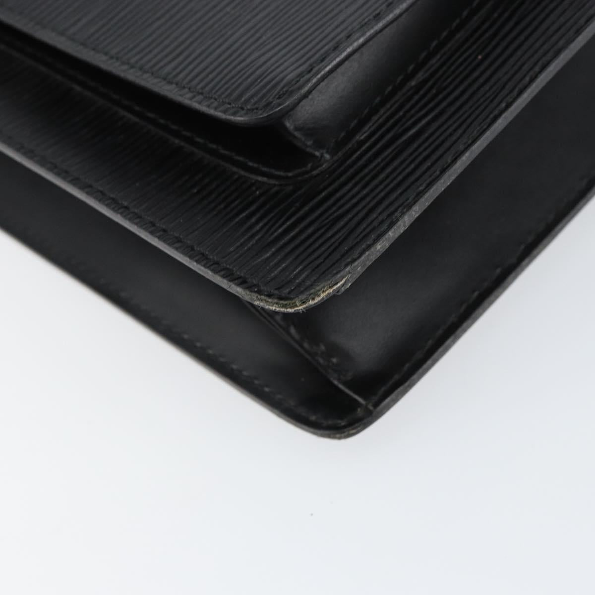 LOUIS VUITTON Epi Monceau 28 Hand Bag Black M52122 LV Auth ka477