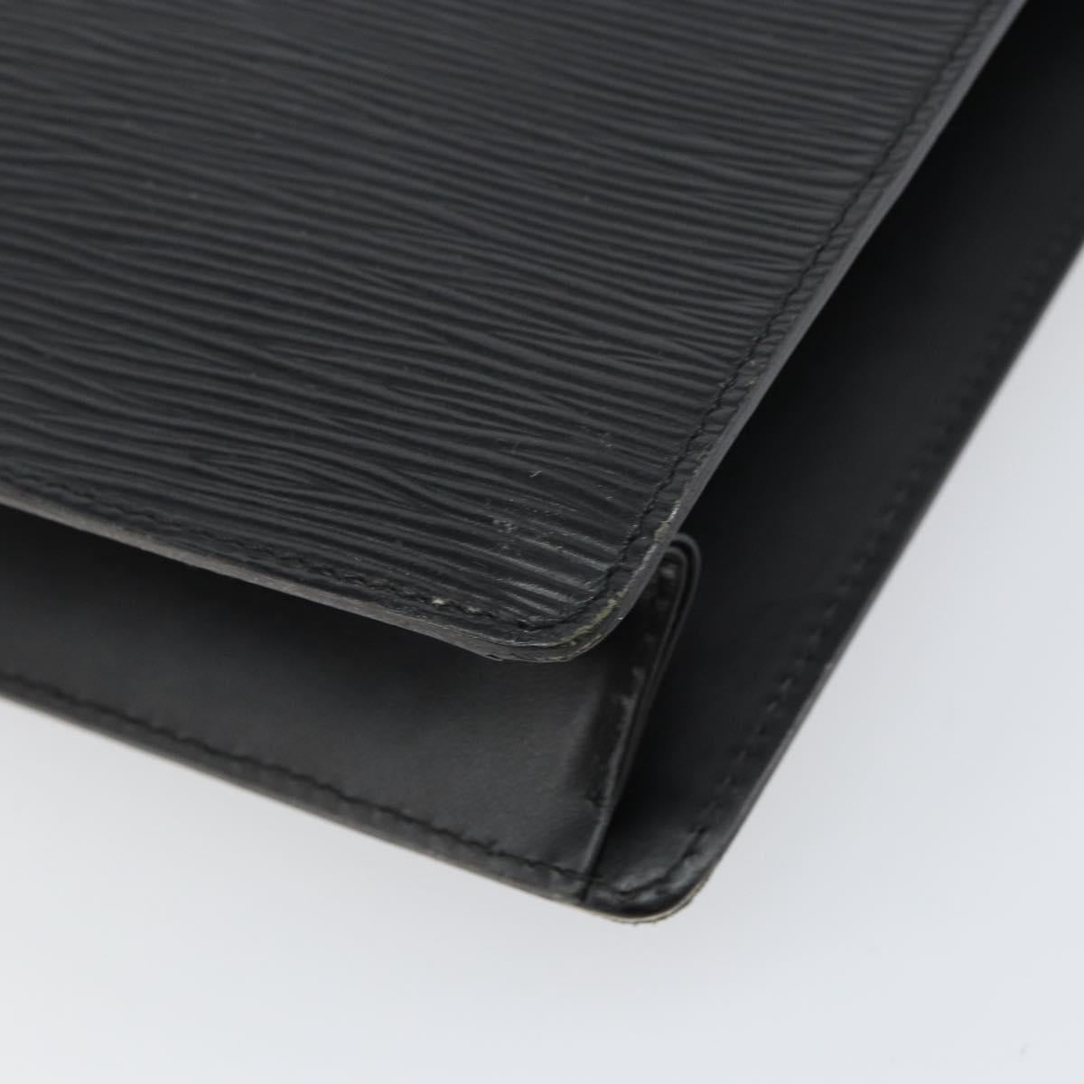 LOUIS VUITTON Epi Monceau 28 Hand Bag Black M52122 LV Auth ka477