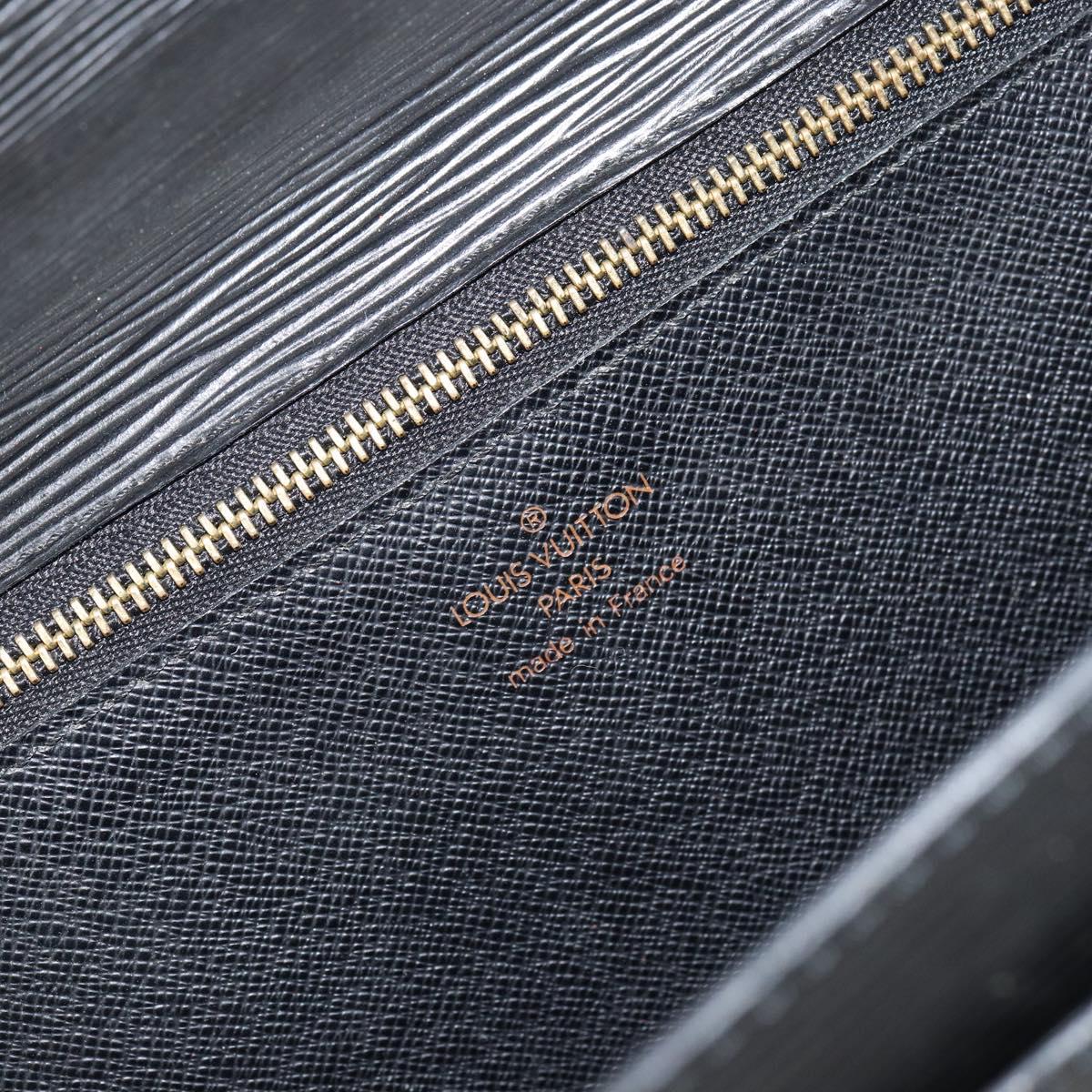 LOUIS VUITTON Epi Monceau 28 Hand Bag Black M52122 LV Auth ka477