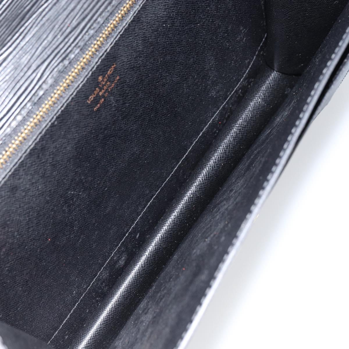 LOUIS VUITTON Epi Monceau 28 Hand Bag Black M52122 LV Auth ka477