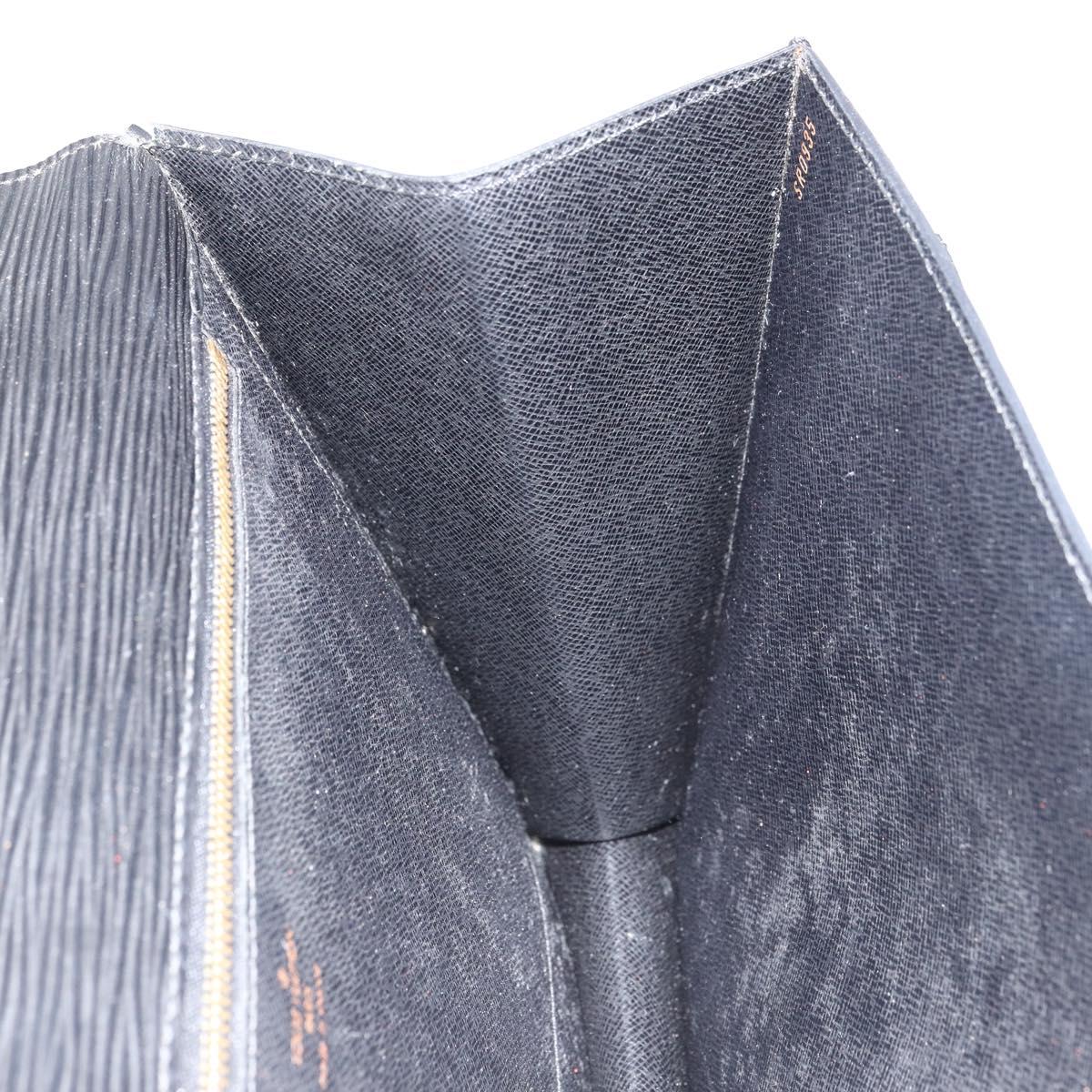 LOUIS VUITTON Epi Monceau 28 Hand Bag Black M52122 LV Auth ka477