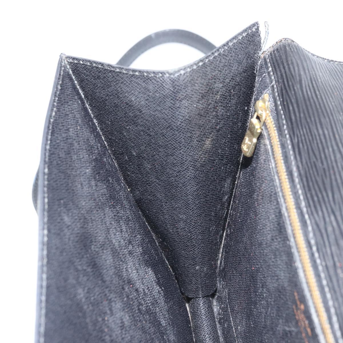 LOUIS VUITTON Epi Monceau 28 Hand Bag Black M52122 LV Auth ka477