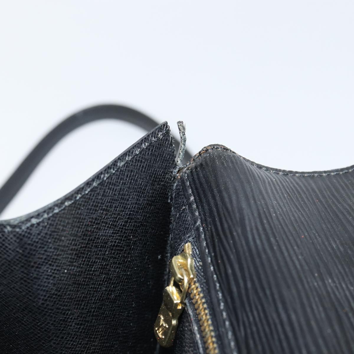 LOUIS VUITTON Epi Monceau 28 Hand Bag Black M52122 LV Auth ka477