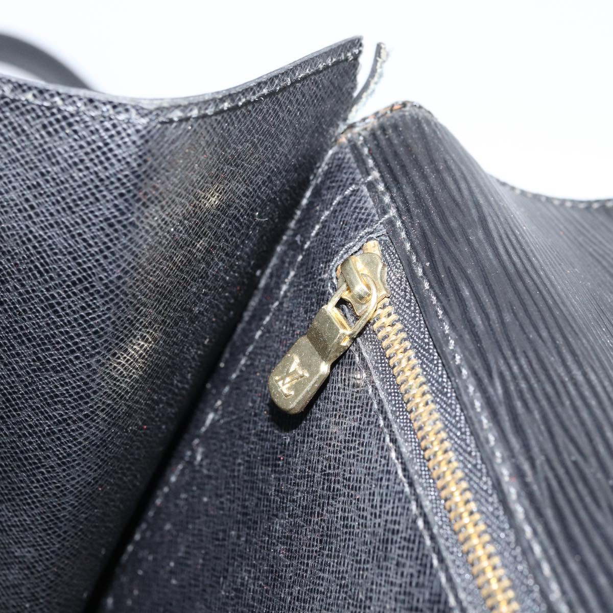 LOUIS VUITTON Epi Monceau 28 Hand Bag Black M52122 LV Auth ka477