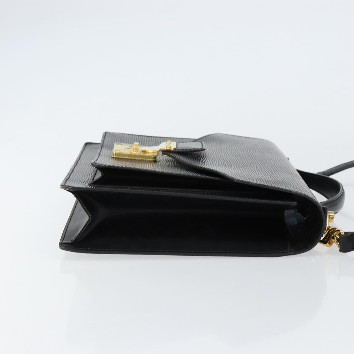 LOUIS VUITTON Epi Monceau 28 Hand Bag Black M52122 LV Auth ka477