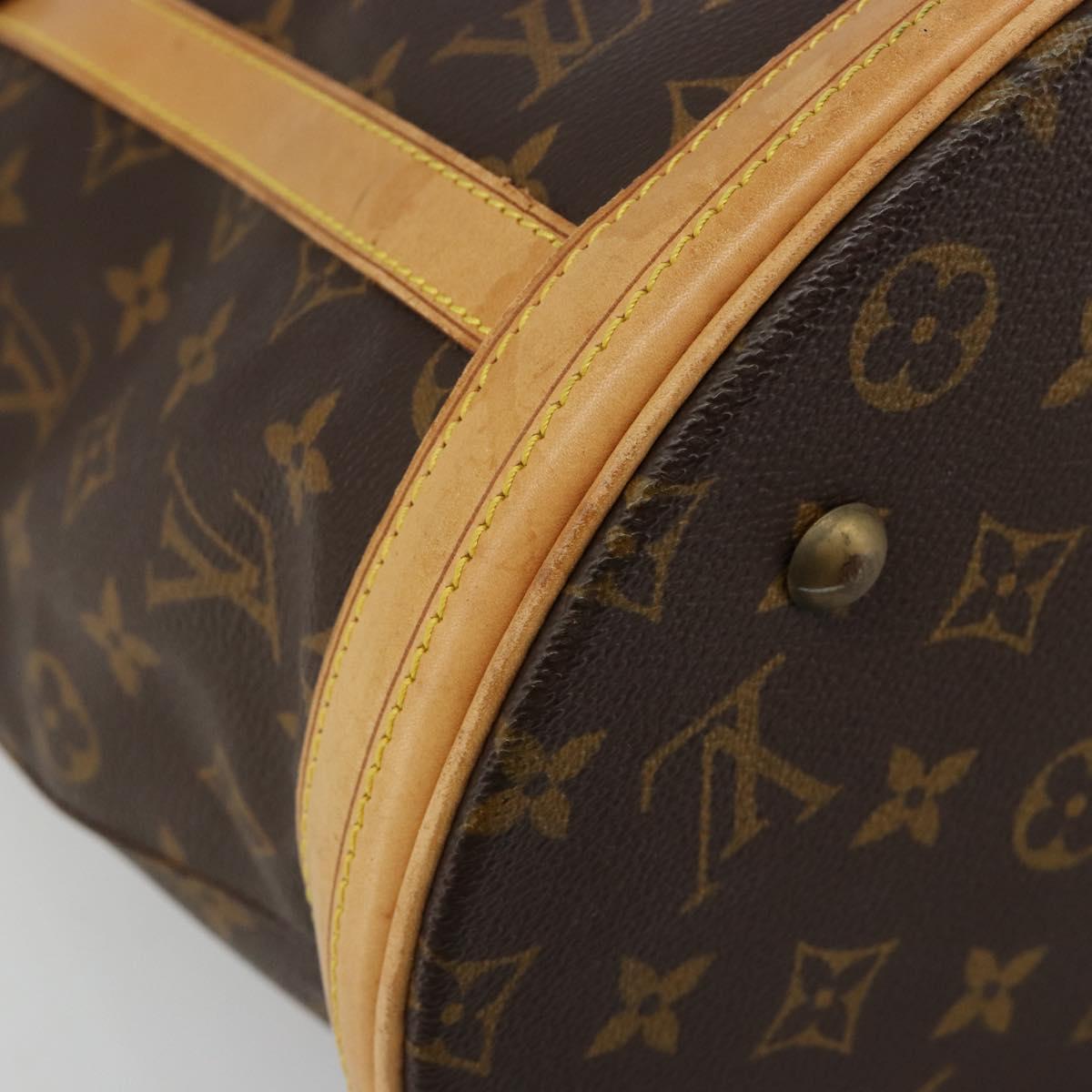 LOUIS VUITTON Monogram Bucket GM Shoulder Bag M42236 LV Auth ka4785