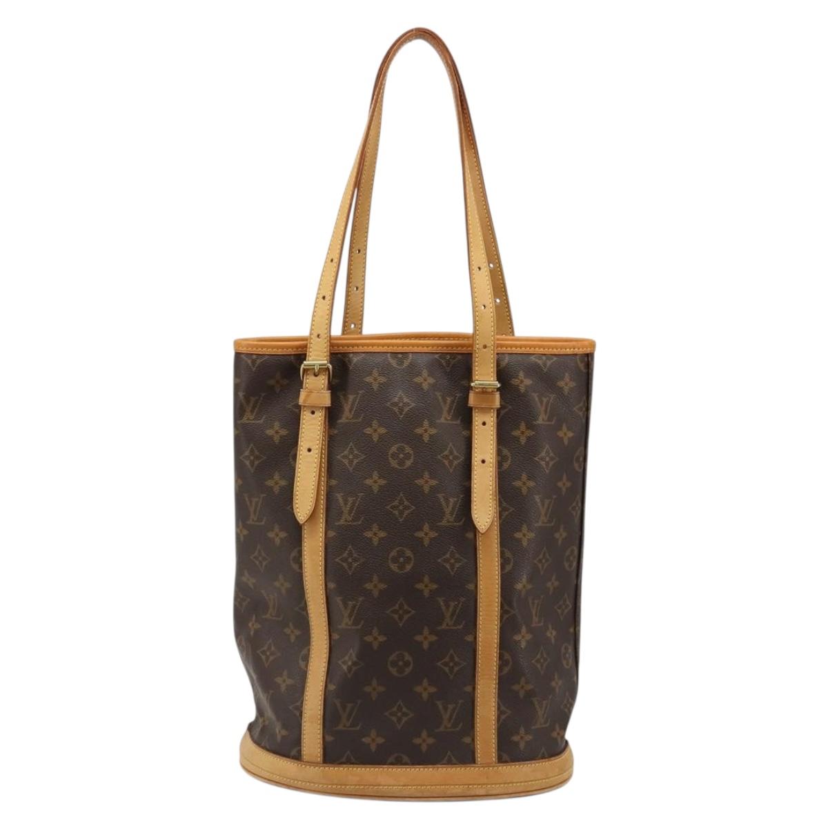 LOUIS VUITTON Monogram Bucket GM Shoulder Bag M42236 LV Auth ka4785