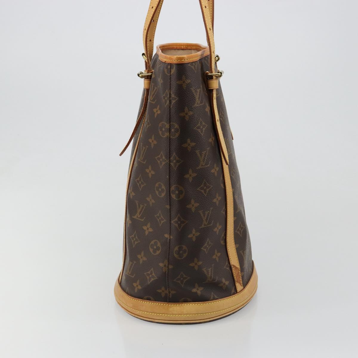 LOUIS VUITTON Monogram Bucket GM Shoulder Bag M42236 LV Auth ka4785
