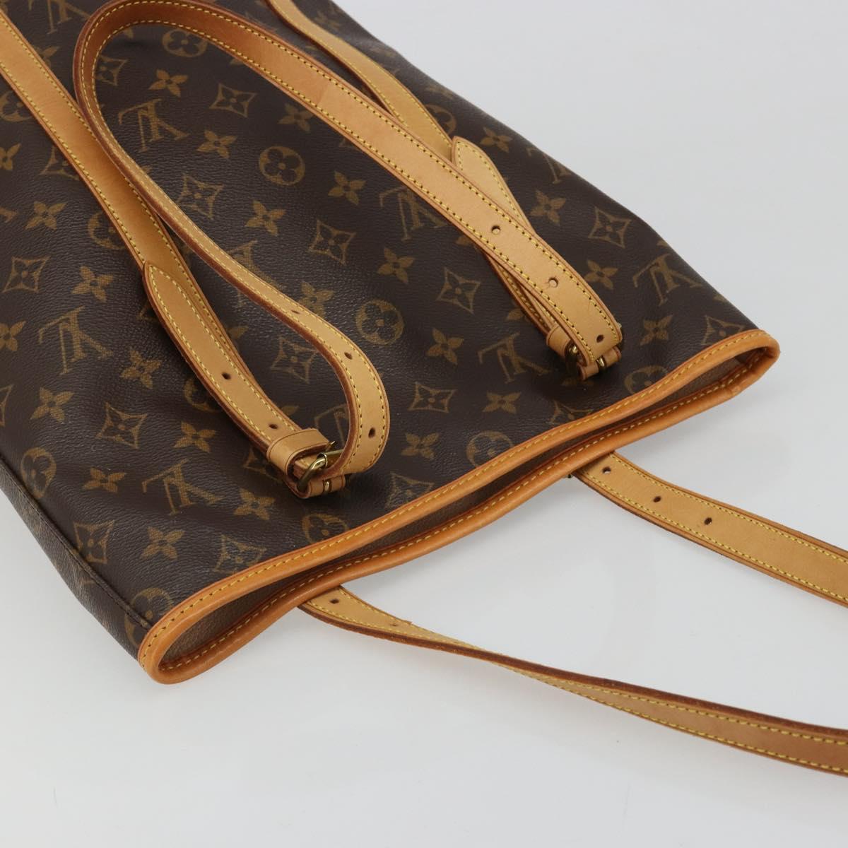 LOUIS VUITTON Monogram Bucket GM Shoulder Bag M42236 LV Auth ka4785