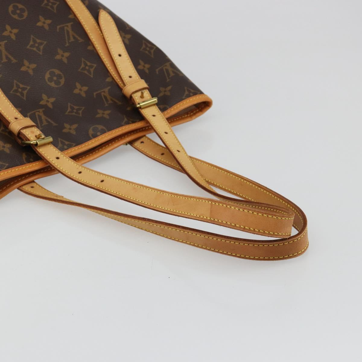 LOUIS VUITTON Monogram Bucket GM Shoulder Bag M42236 LV Auth ka4785