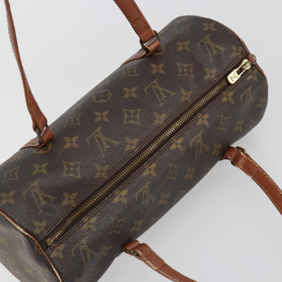 LOUIS VUITTON Monogram Papillon 30 Hand Bag M51385 LV Auth ka4796