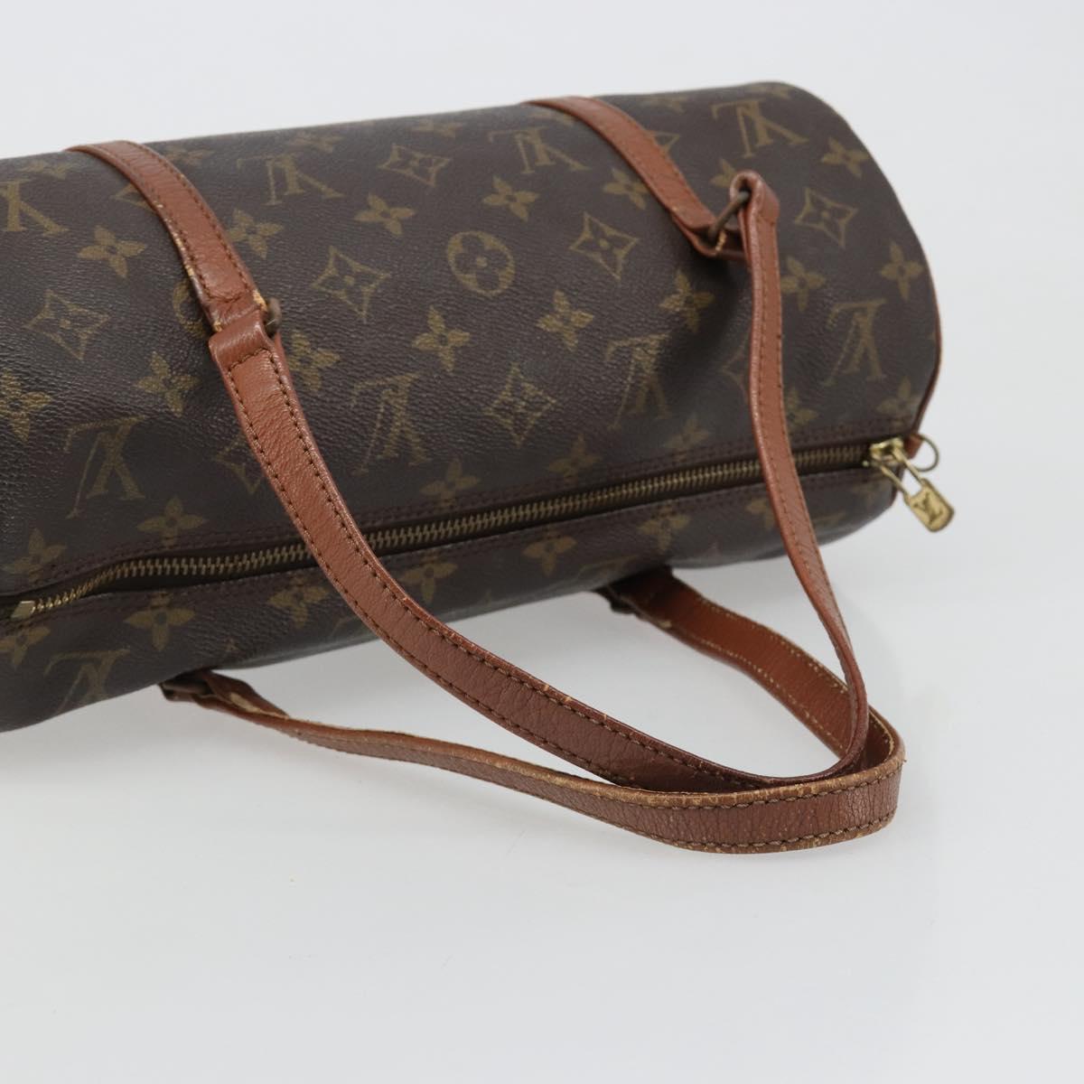 LOUIS VUITTON Monogram Papillon 30 Hand Bag M51385 LV Auth ka4796