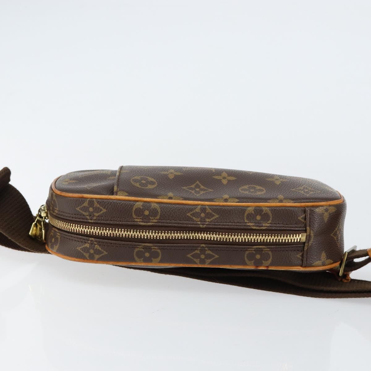 LOUIS VUITTON Monogram Pochette Gange Shoulder Bag M51870 LV Auth ka481