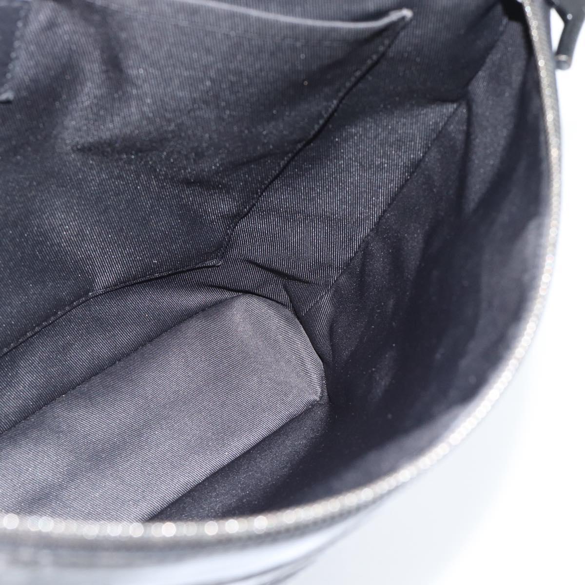 LOUIS VUITTON Monogram Eclipse Glaze Pochette Cosmos Black M63373 Auth ka4815