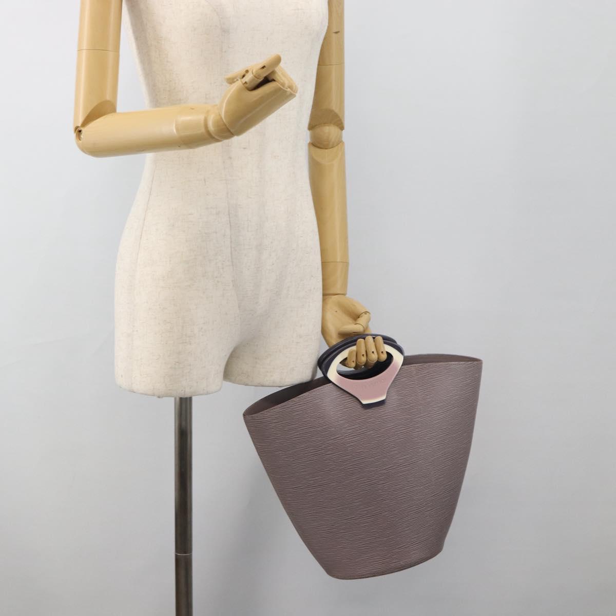 LOUIS VUITTON Epi Noctumble Hand Bag Lilac M5252B LV Auth ka4816