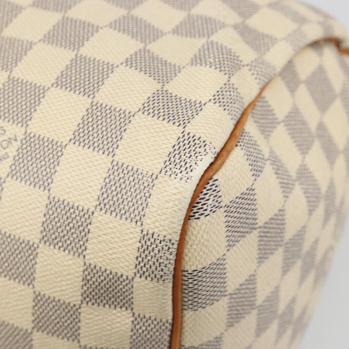 LOUIS VUITTON Damier Azur Speedy 30 Hand Bag N41533 LV Auth ka4831A