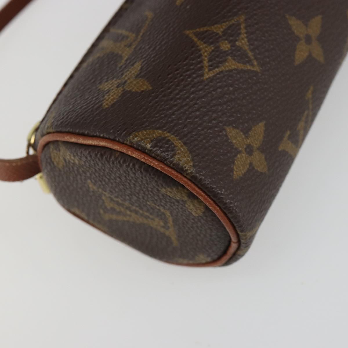 LOUIS VUITTON Monogram Papillon Pouch LV Auth ka4838