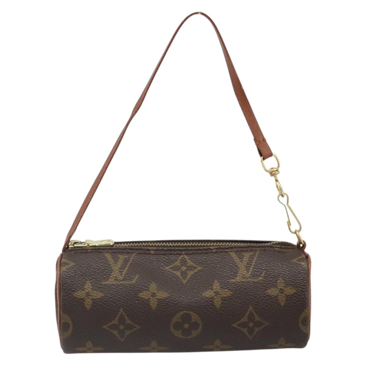 LOUIS VUITTON Monogram Papillon Pouch LV Auth ka4838