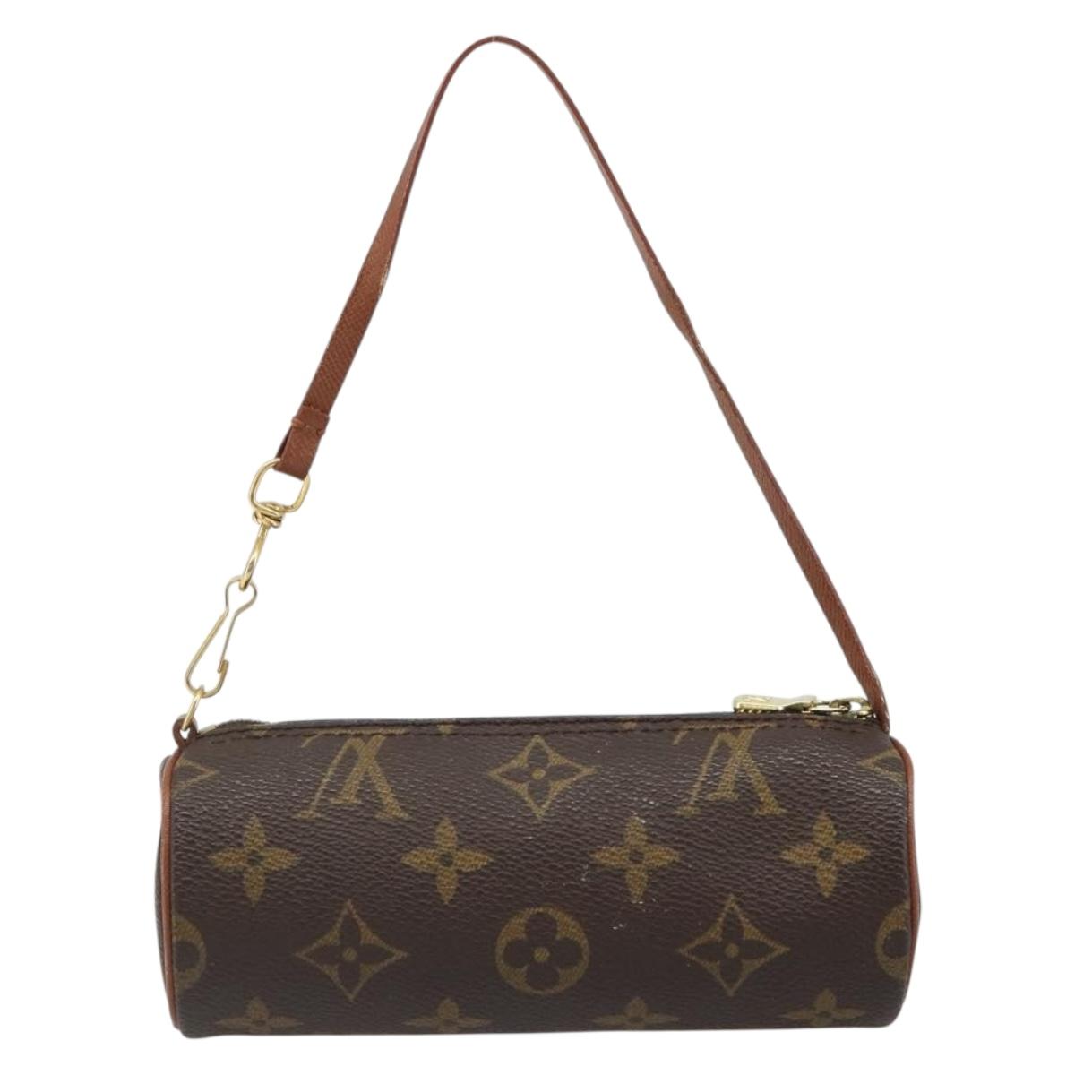 LOUIS VUITTON Monogram Papillon Pouch LV Auth ka4838